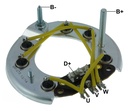 [GA1273.0360] GAUSS PLACA RECTIFICADORA FORD ESCORT 1.8 VW GOL SANTANA 2.0 (CP-3)