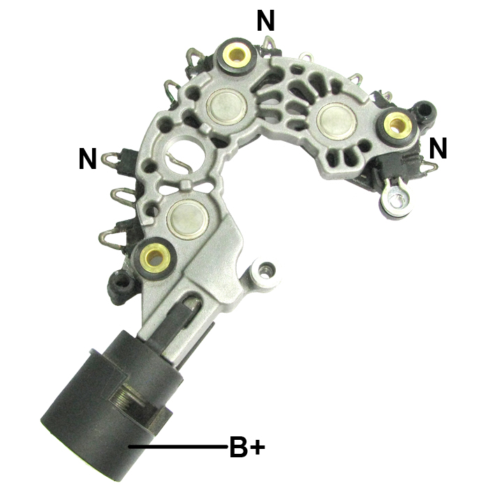 GAUSS PLACA RECTIFICADORA FIAT NUEVO UNO 1.4 C/MOTOR EVO PALIO SIENA PUNTO 1.4 C/MOTOR 310A 2011 STRADA 10> (CP-6)