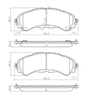 FRASLE PASTILLA EJE DEL. FORD RANGER RAPTOR 19/21