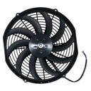 [GE1135.0360] GAUSS ELECTROVENTILADOR UNIVERSAL REFORZADO 10 ASPAS CURVAS 12V 10W 12'' (E18)