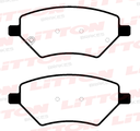 [51890UP.0500] LITTON PASTILLAS FRENO TRAS. HONDA CRV V 1.5- 2.0