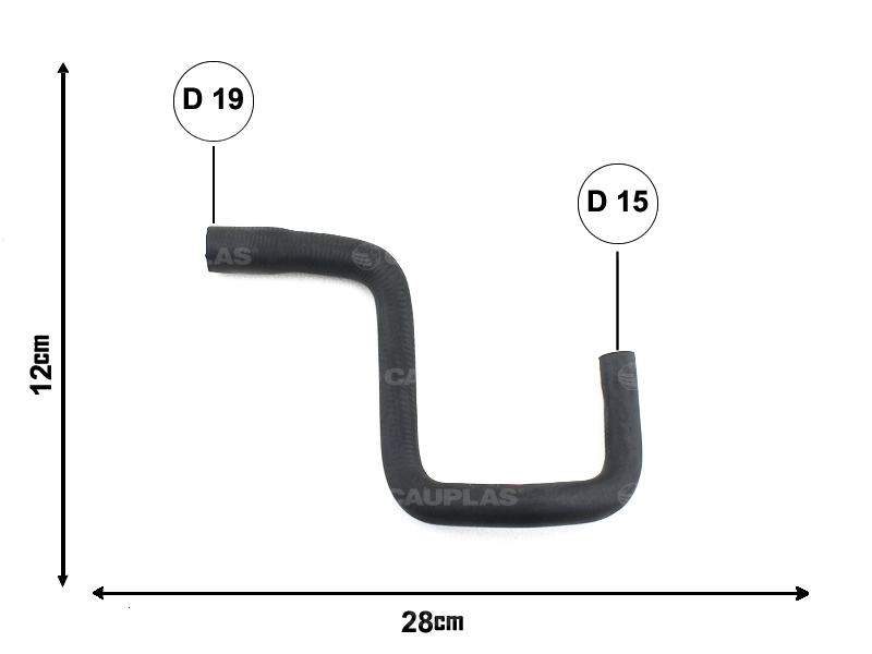 CAUPLAS MANGUERA A BOMBA DE AGUA VW NIVUS T-CROSS 1.0 12V TSI 19/23