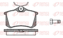 [026310.0682] REMSA PASTILLAS FRENO TRAS. AUDI A3 A4 A6 1.6- 1.8- 2.0 CITROEN C4 PEUGEOT 207 306 308 RENAULT FLUENCE MEGANE SANDERO SCENIC  VW BEETLE BORA GOLF PASSAT POLO SAVEIRO VENTO 1.6- 2.0