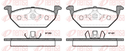 [063320.0682] REMSA PASTILLAS FRENO DEL. AUDI A3 1.8- 1.9 TDI 20V VW BORA 2.0 FOX GOL TREND POLO 1.6 GOLF NEW BEETLE SAVEIRO SURAN