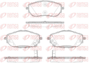 [156102.0682] REMSA PASTILLAS FRENO DEL. TOYOTA COROLLA 1.6- 1.8- 2.0