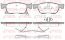 [168102.0682] REMSA PASTILLAS FRENO DEL. CHEVROLET ASTRA 1.0- 1.4- 1.6 CRUZE 1.4