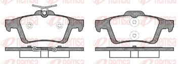 REMSA PASTILLAS FRENO TRAS. FORD C-MAX FOCUS II 1.6-1.8-2.0