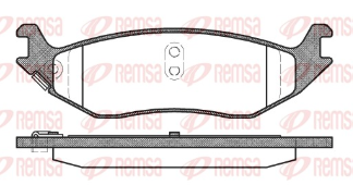 REMSA PASTILLAS FRENO TRAS. DODGE CHRYSLER RAM DURANGO ASPEN