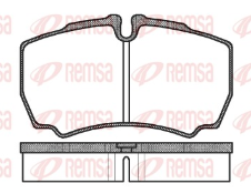 REMSA PASTILLAS FRENO TRAS. FORD TRANSIT VII 2.3 - 2.4 IVECO DAILY 2.3 - 2.8