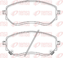 [174802.0682] REMSA PASTILLAS FRENO DEL. FORD EVEREST 2.2- 3.2 RANGER 2.0 - 3.0 V6 TDCI