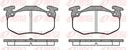 [014450.0682] REMSA PASTILLAS FRENO TRAS. CITROEN ZX PEUGEOT 206 1.6 16V - 2.0 HDI 309 R19