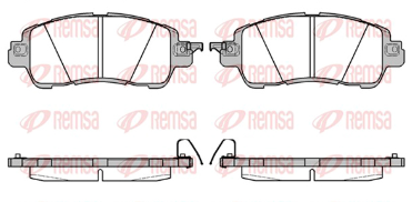 REMSA PASTILLAS FRENO DEL. NISSAN KICKS VERSA  1.6
