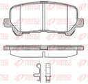 [127002.0682] REMSA PASTILLAS FRENO TRAS. CHEVROLET TRAILBLAZER 2.8 HONDA PILOT 3.5
