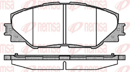 REMSA PASTILLAS FRENO DEL. TOYOTA RAV4 III - 3.5