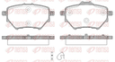 [156200.0682] REMSA PASTILLAS FRENO TRAS. CITROEN C4 II 1.2- 1.6 HDI PEUGEOT 308 408 3008 1.2- 1.6 - 1.8