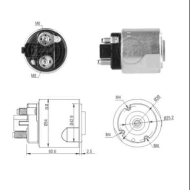 ZM SOLENOIDE CAPTIVA 2.2 CDI 2011> -CRUZE 12V  