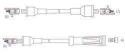 GENOUD CABLE BUJIA R 18 1400