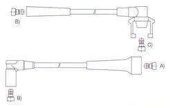 GENOUD CABLE BUJIA R 19 CHAMADE