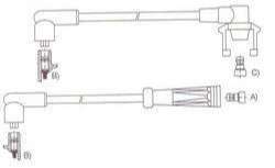 GENOUD CABLE BUJIA TRAFIC 1.4-1.6 95> BOBINA SECA