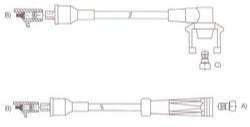 GENOUD CABLE BUJIA TRAFIC 1.4-1.6 98> B.SECA-MARELLI