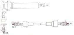 GENOUD CABLE BUJIA P 505 SR <1986