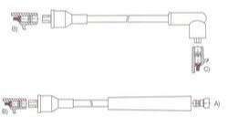 GENOUD CABLE BUJIA FORD GRANADA 2.0