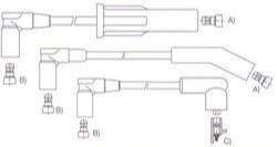 GENOUD CABLE BUJIA FORD MUSTANG V6