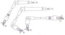 [13054.0370] GENOUD CABLE BUJIA VECTRA 2.0 GLS M4-PIN