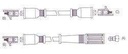 [14060.0370] GENOUD CABLE BUJIA REGATTA 85