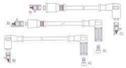 GENOUD CABLE BUJIA TIPO 1.4 SPI 1990>
