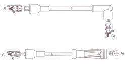 GENOUD CABLE BUJIA SUZUKI SUPER CARRY