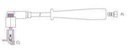 [20005.0370] GENOUD CABLE BUJIA ALFA ROMEO 1.8-2.0 1992> TWIN SPARK M4-PIN