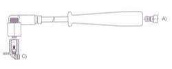 GENOUD CABLE BUJIA ALFA ROMEO 145 1.6 1994> M4-PIN