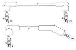 GENOUD CABLE BUJIA VOLVO MOTOR MARINO 8V