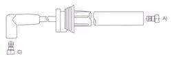 GENOUD CABLE BUJIA CHRYSLER NEON 2000