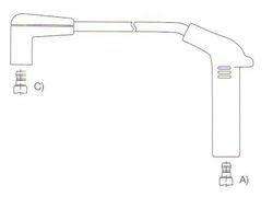 GENOUD CABLE BUJIA CHRYSLER CARAVAN-GRAN CARAVAN SAE