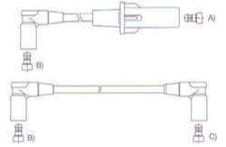 GENOUD CABLE BUJIA GRAND CHEROKEE V8 5.2-RAM V8