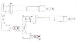 GENOUD CABLE BUJIA MAZDA 323 F 2.0 V6