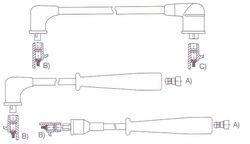 GENOUD CABLE BUJIA MAZDA MPV 6 CILINDROS
