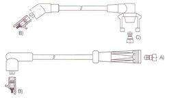 STARYEN CABLE BUJIA CLIO RT 1.6 CONEXION DIN  