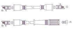 STARYEN CABLE BUJIA REGATTA 100S  /314065.0786  /CABLE REGATTA 100S