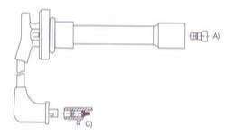 GENOUD CABLE BUJIA ROVER 618I 1.8SI-2.0-623 2.3
