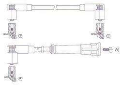 GENOUD CABLE BUJIA BMW 316E 80/87 316 E-3