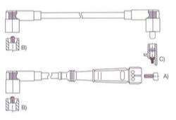 GENOUD CABLE BUJIA M-BENZ 350 3.5 75/82