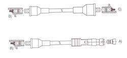 STARYEN CABLE BUJIA P 505 SR >1986  