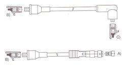 STARYEN CABLE BUJIA P 504 2.0 SRX 1997>  