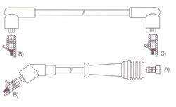 STARYEN CABLE BUJIA P 505 2.2 INYECCION  