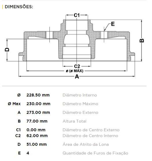 FREMAX CAMPANA FRENO CITROEN C3 1.6 DS3 PEUGEOT 207 06/