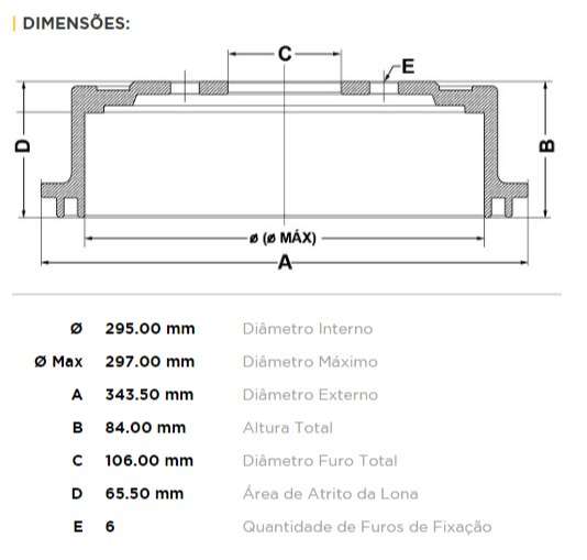 FREMAX CAMPANA FRENO HILUX 2.8 4X4-4X2 TC  