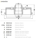 [5299.0334] FREMAX CAMPANA FRENO VW SAVEIRO 1.6 GOL 1.0 - 1.6 8V VOYAGE 1.6 C/MAZA
